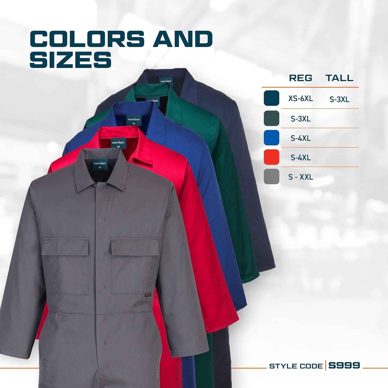 Euro Work Boilersuit Coverall Overall Protective Safety Work Suit One Piece