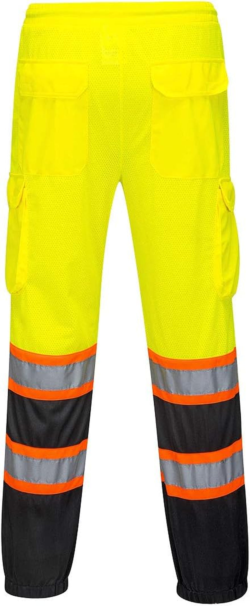US388 High Visibility Two-Tone Reflective Lightweight Mesh over Pants Hi Vis Cargo Safety Work Pants