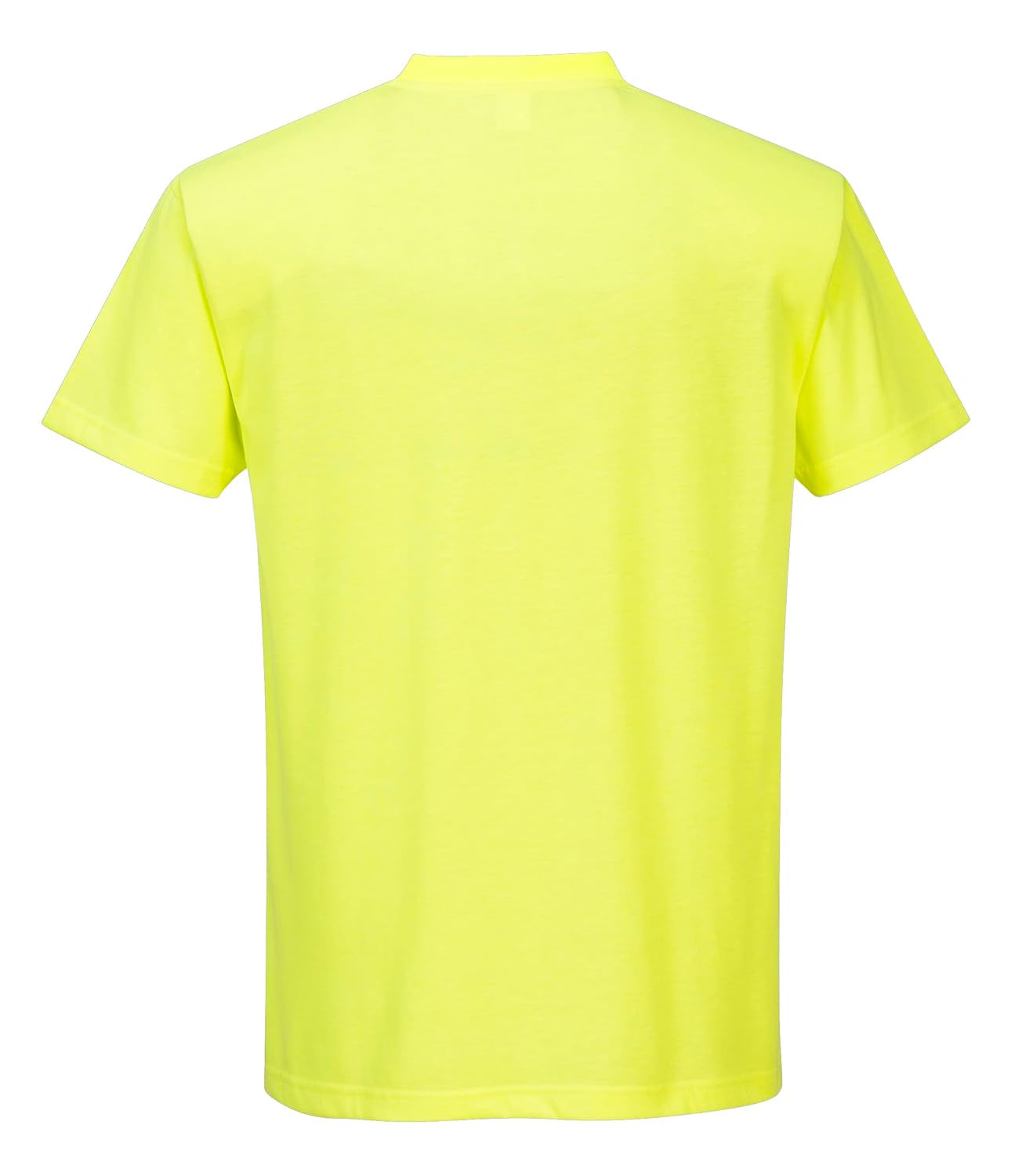 S577 Men'S Hi Vis Lightweight Cotton Blend Short Sleeve T-Shirt Yellow, 5X-Large