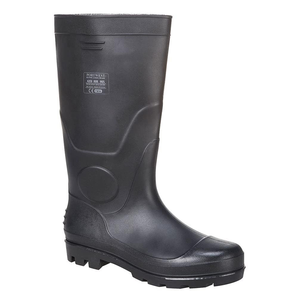 FW90 PVC Waterproof O4 Wellington Black, 42