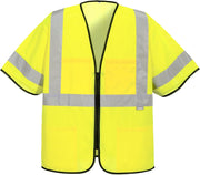 US397 Hi Vis Tampa Mesh Class 3 Vest Safety Waistcoat Lightweight Breathable Reflective Workwear High Visibility
