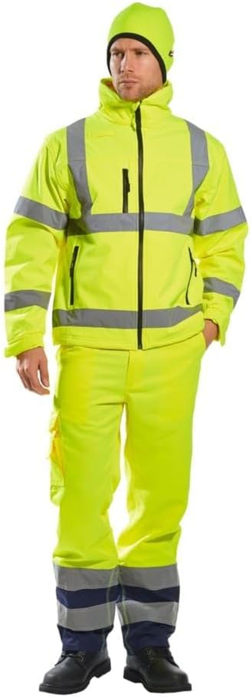 HA14 - Reversible High Visibility Beanie Hat