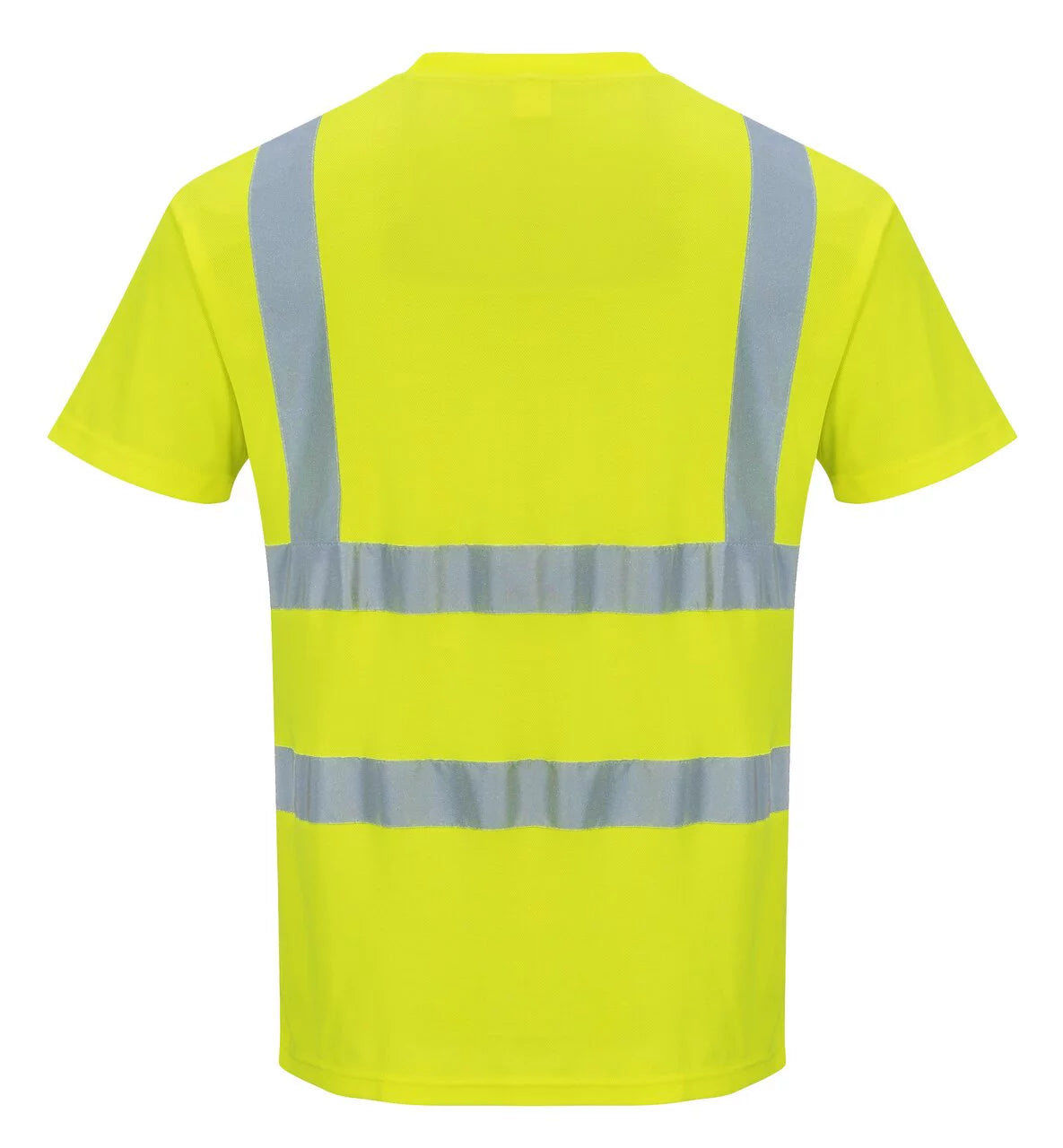 S477 Hi-Vis Short Sleeve Polo Shirt Yellow, Large-KarWorkwear