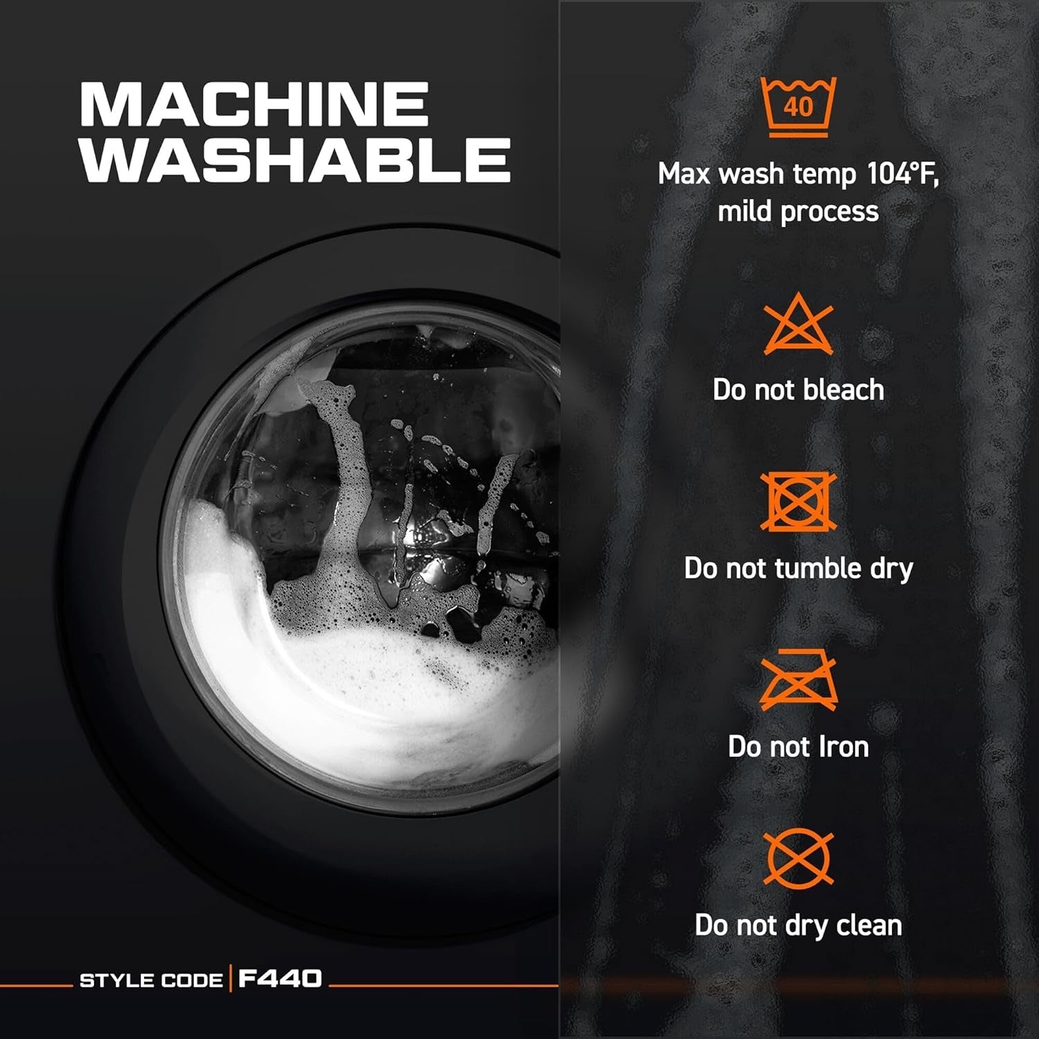 F440 Men'S Hi Vis Waterproof Hooded Rain Jacket - Classic Iona Reflective Rain Coat Navy, Medium