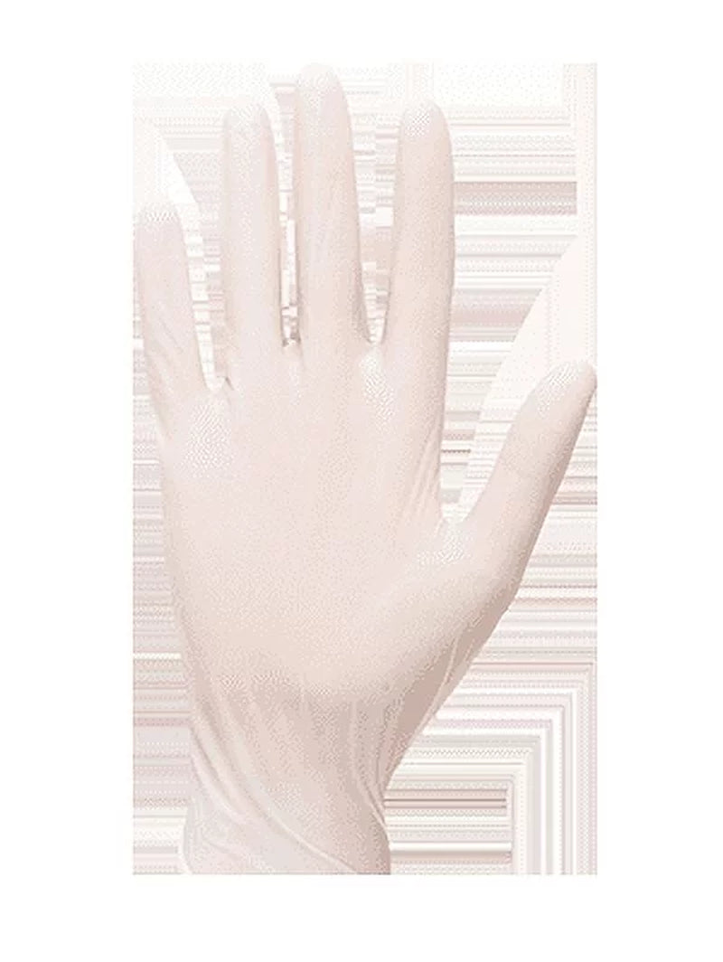 A910 Powdered Latex Disposable Glove White, Large-KarWorkwear