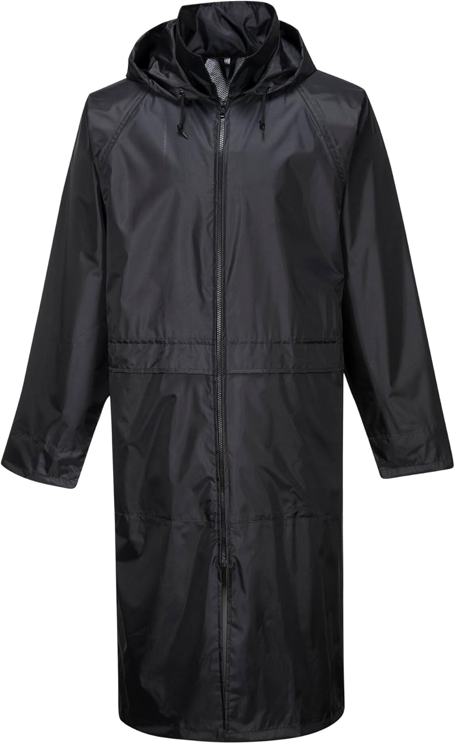 Classic Rain Coat Adult Waterproof Long Protection Hooded Work Wear Trench