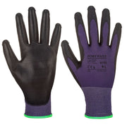 A195 Touchscreen PU Glove Purple/Black, X-Small