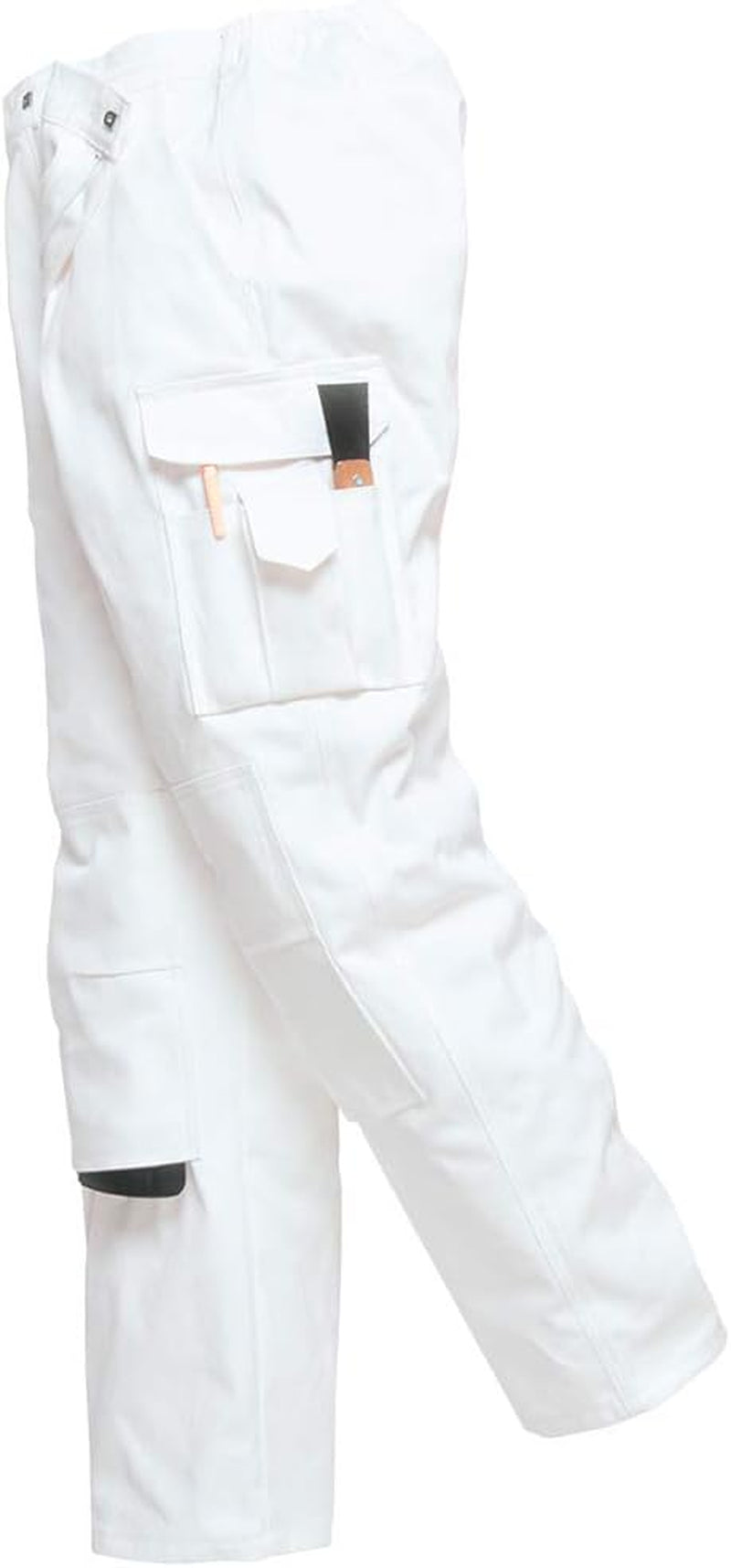 Painters Trousers Work Pants Protection Protect Overall Decorator Paint, Small White