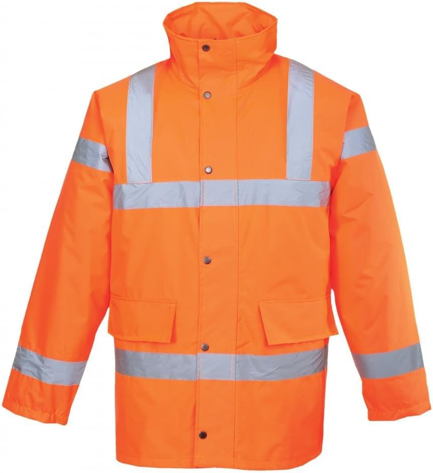 US460 Hi-Vis Waterproof Rain Traffic Jacket Yellow, 6X-Large