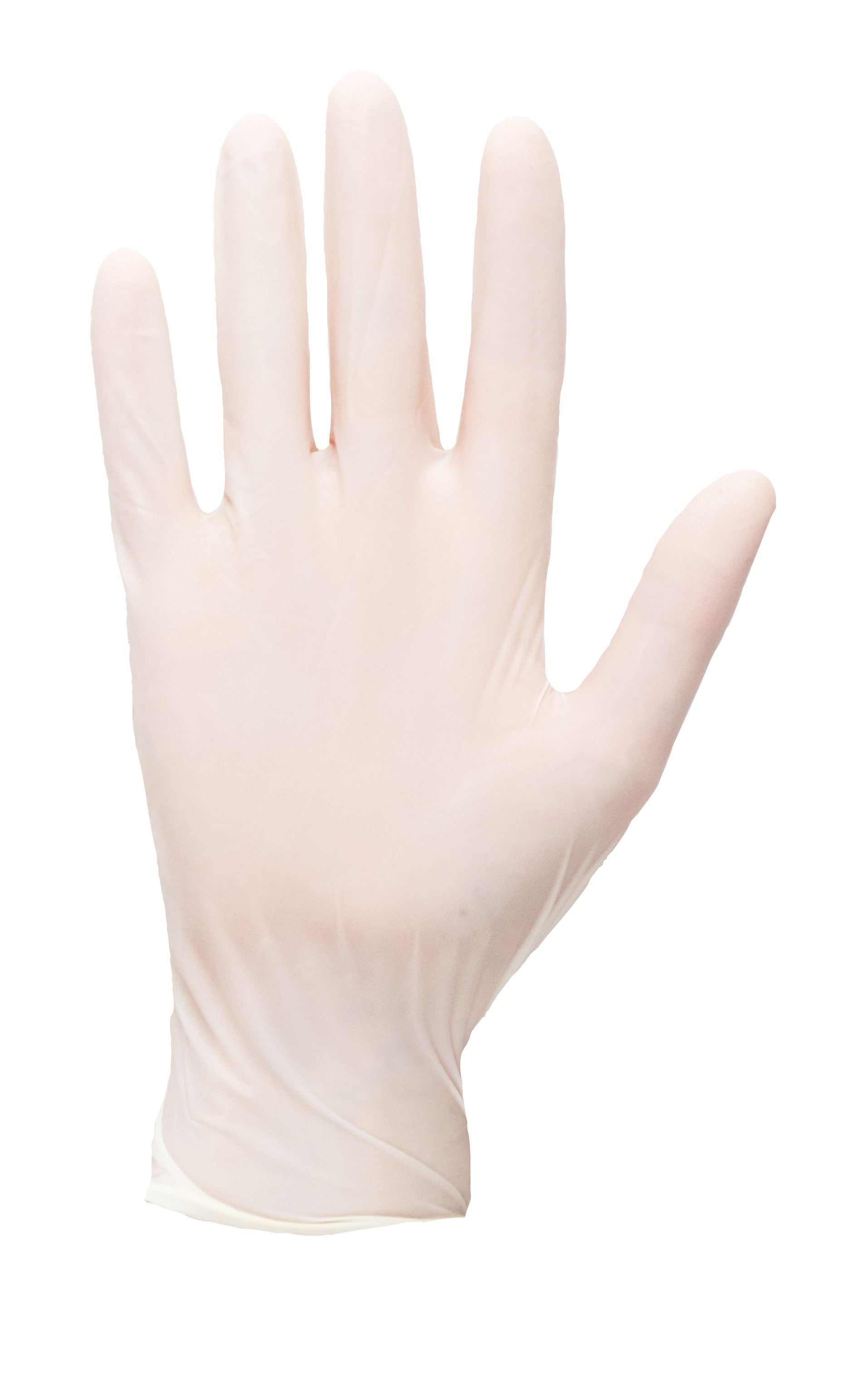 A910 Powdered Latex Disposable Glove White, Large-KarWorkwear