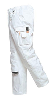 S817 Elasticated Painters Workwear Protection Pants White Tall, Xx-Large