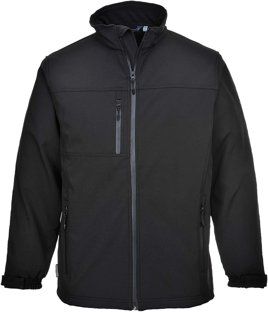 Softshell Jacket Windproof Water Resistant Outdoor Full Zip Luxury Coat