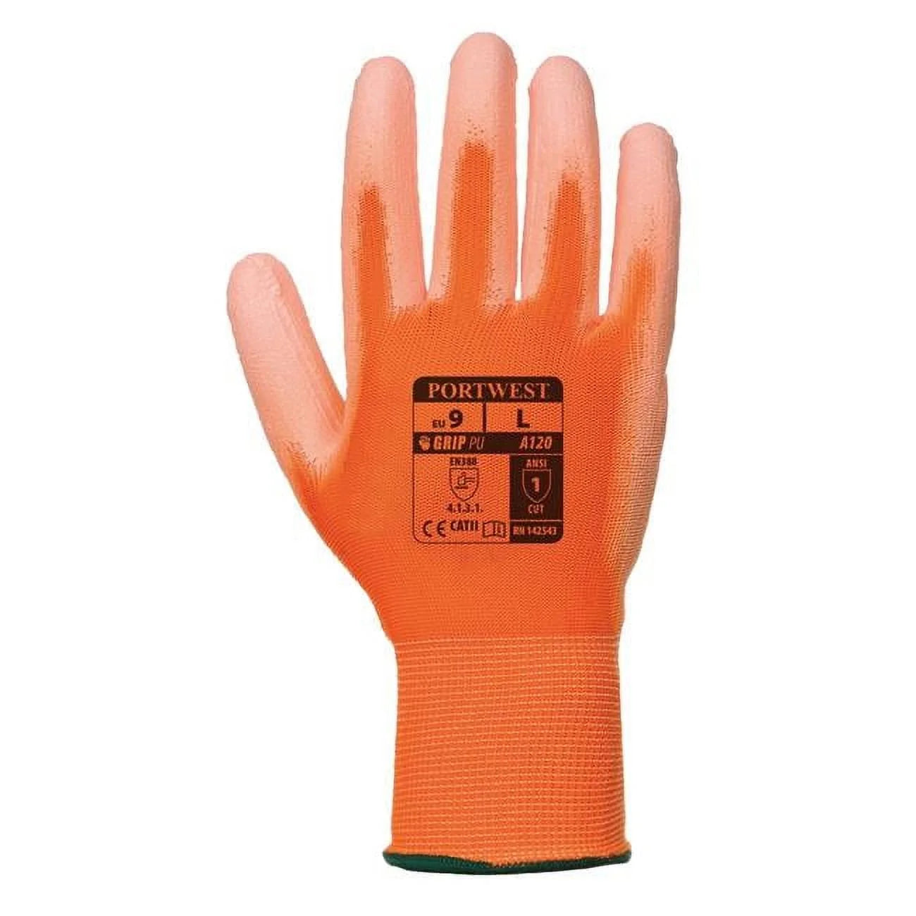 A120 Work Gloves PU Palm Dipped Abrasion and Tear Resistant Pink, Medium-KarWorkwear