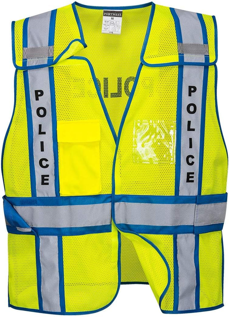 Public Service Vest Hi Vis Visability Safety Work Wear Gilet Executive ANSI 2