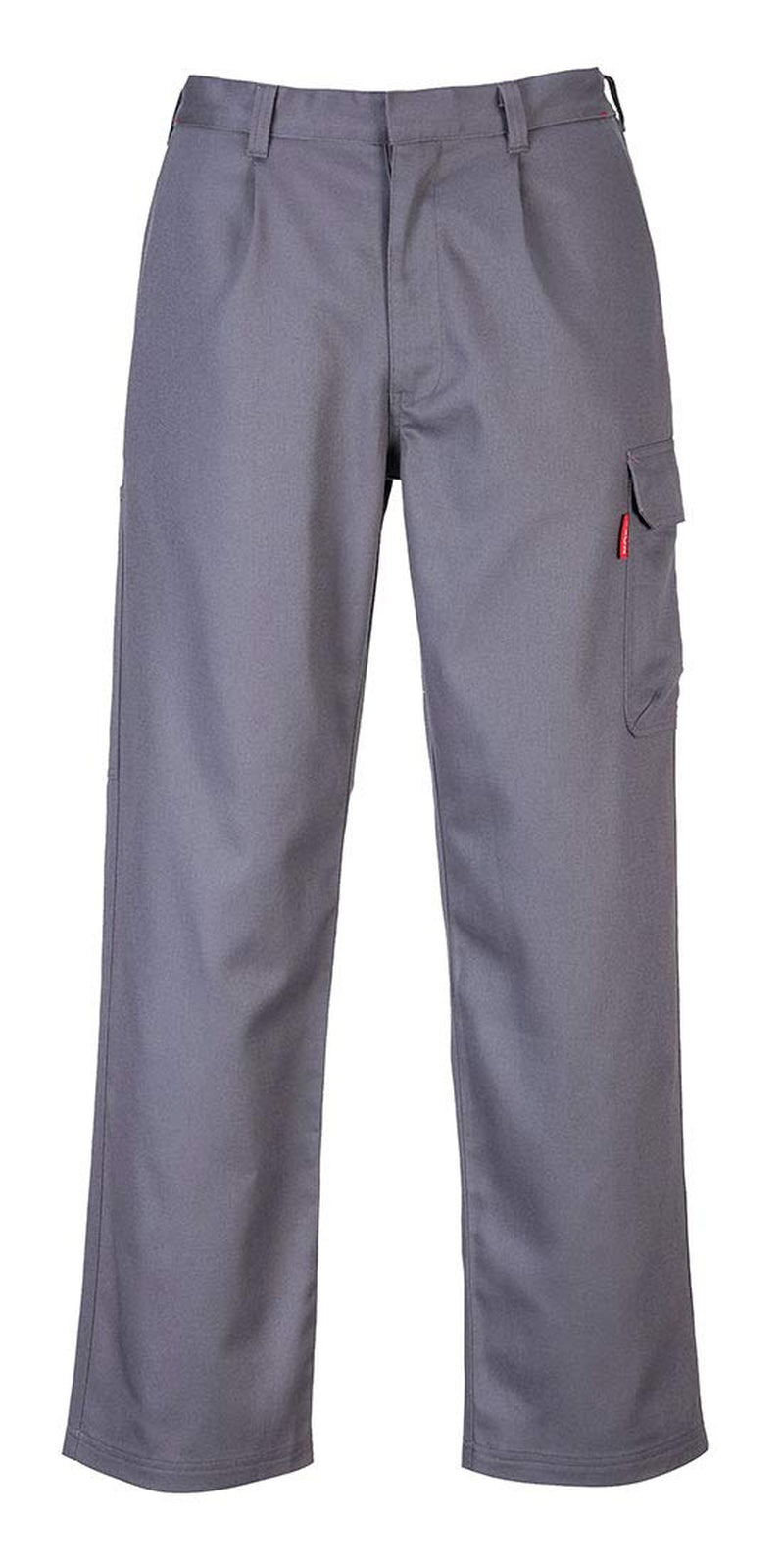 BZ31 Mens Safety Cargo Pants in Flame Resistant Bizweld ASTM NFPA, Gray, 6XLR