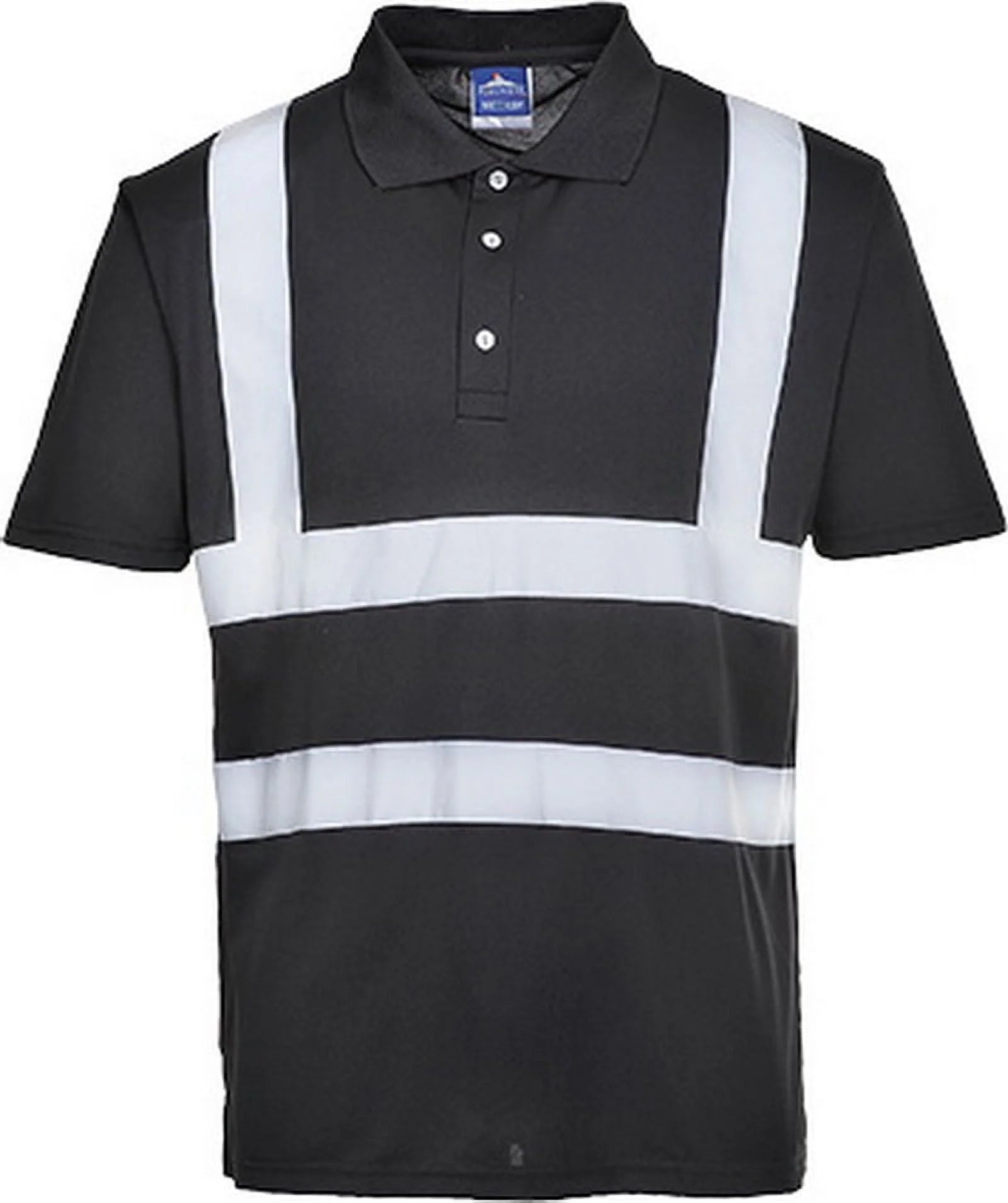 F477 Mens Reflective Iona Work Polo Shirt Navy, 5X-Large-KarWorkwear