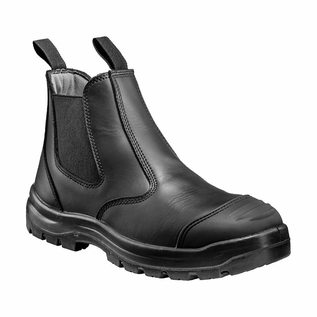 Portwest Mens Warwick Leather Safety Dealer Boots AntiStatic Footwear Work FT70-KarWorkwear