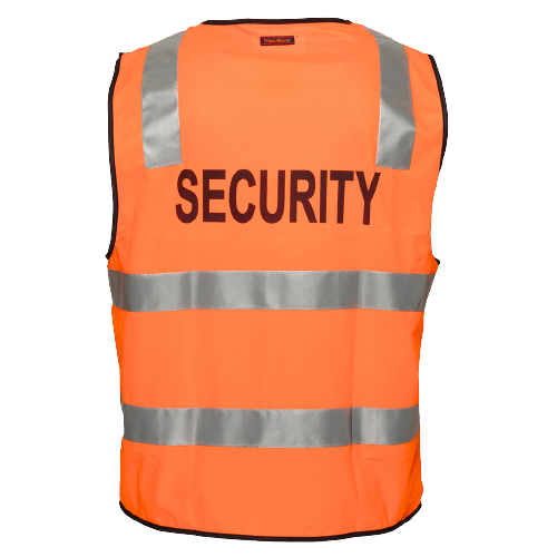 Portwest Security Zip Vest D/N 2 Tone Hi Vis Reflective Tape Work Safety MZ108-KarWorkwear
