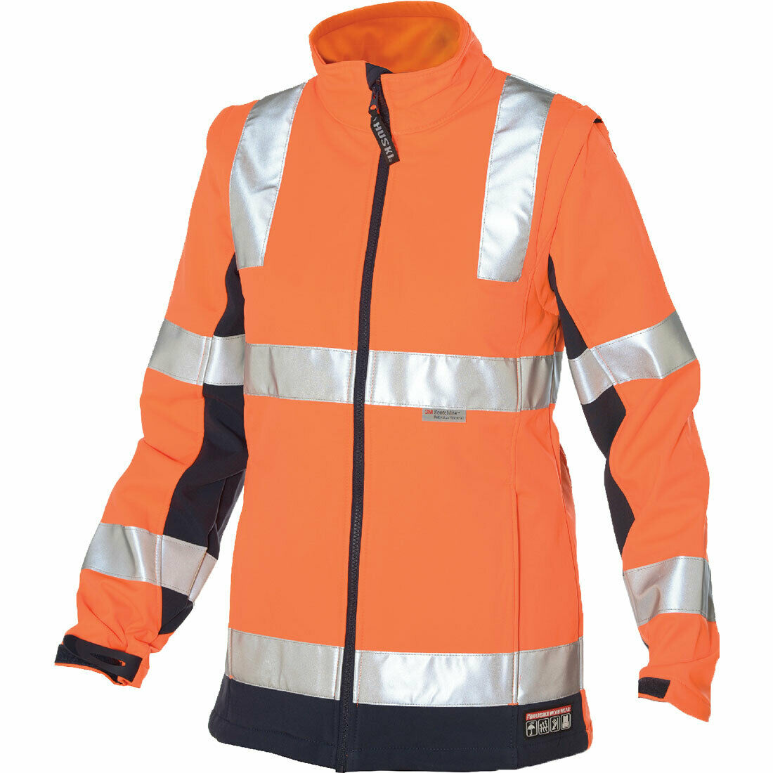 Portwest Women Huski Kimberly Jacket Softshell Reflective Hi-Vis Safety K7003-KarWorkwear