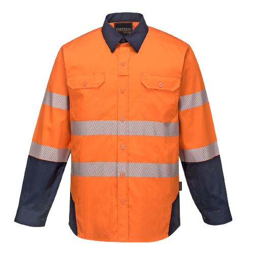Portwest PW3 Shirt 2 Tone Lightweight Reflective Tape Work Safety PW372-KarWorkwear