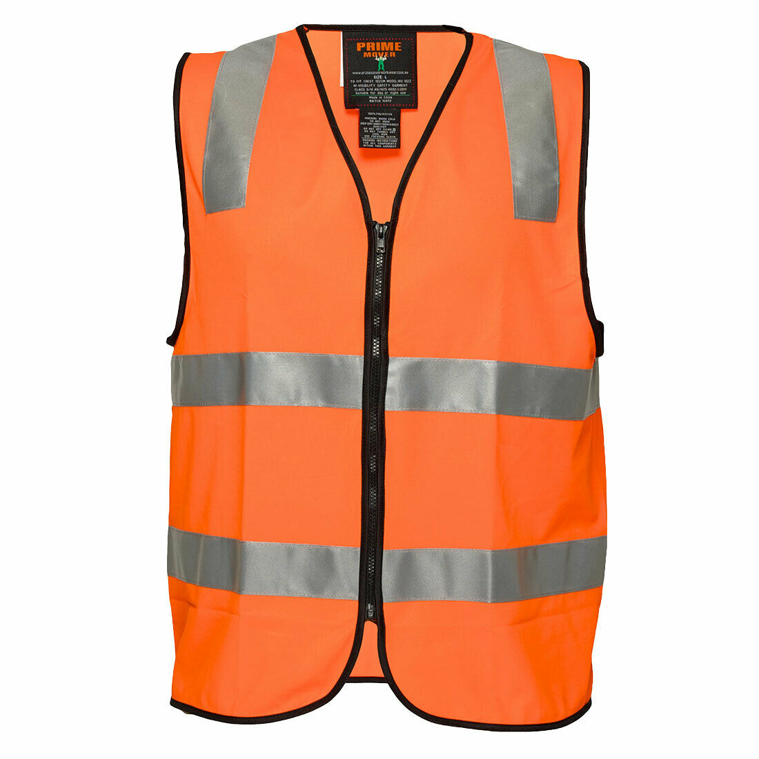 Portwest Fire Warden Zip Vest D/N 2 Tone Reflective Tape Work Safety MZ104-KarWorkwear