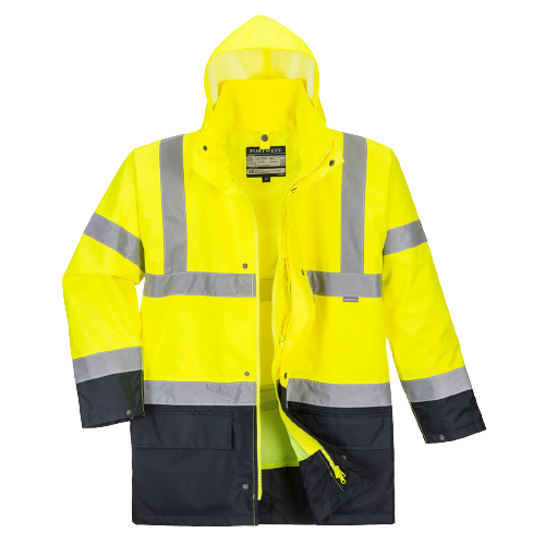 Portwest Essential 5-in-1 Two-Tone Jacket Reflective Taped Work Safety S766-KarWorkwear