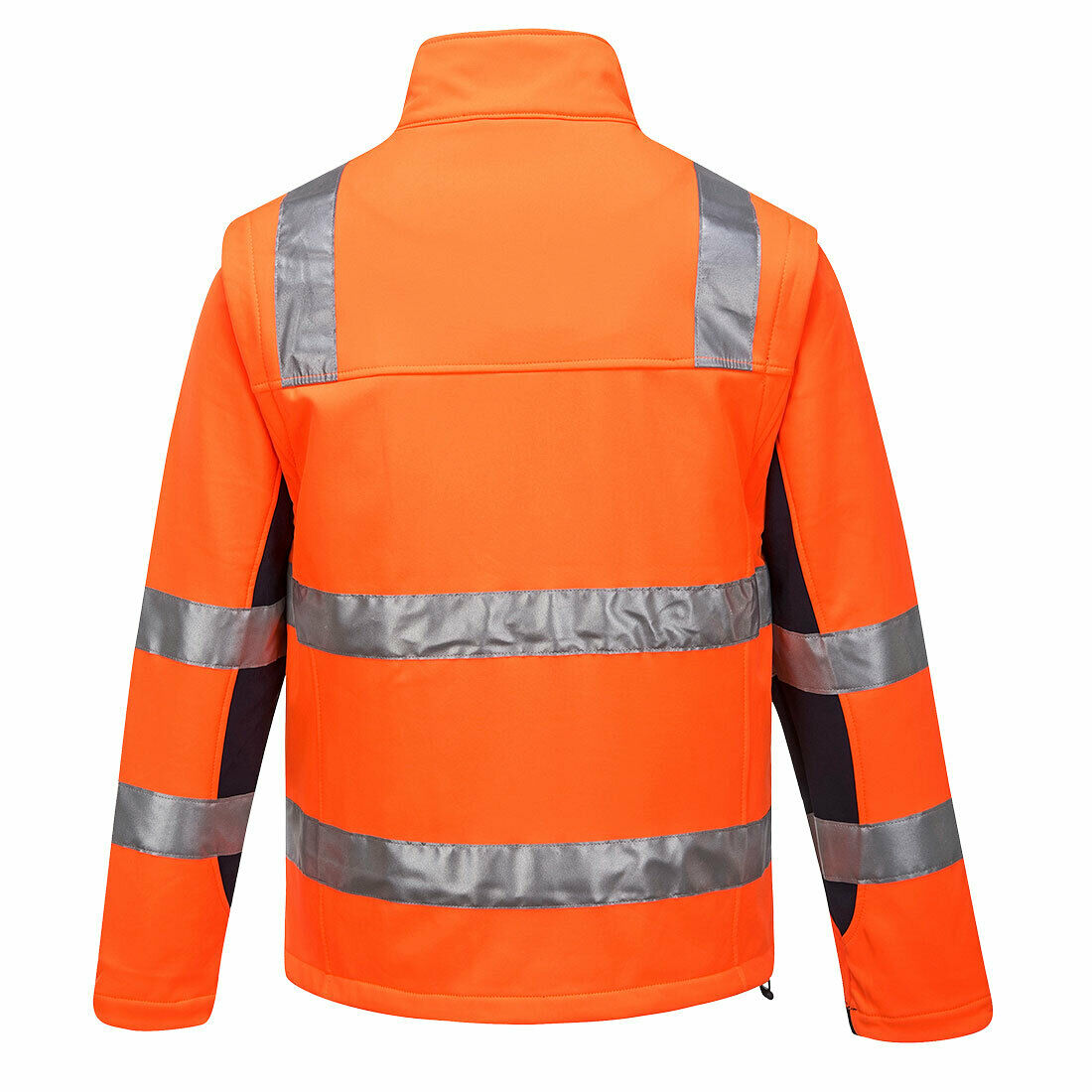 Portwest Mens Huski Chassis Jacket Softshell 2 in 1 Reflective Safety Tape K8074-KarWorkwear