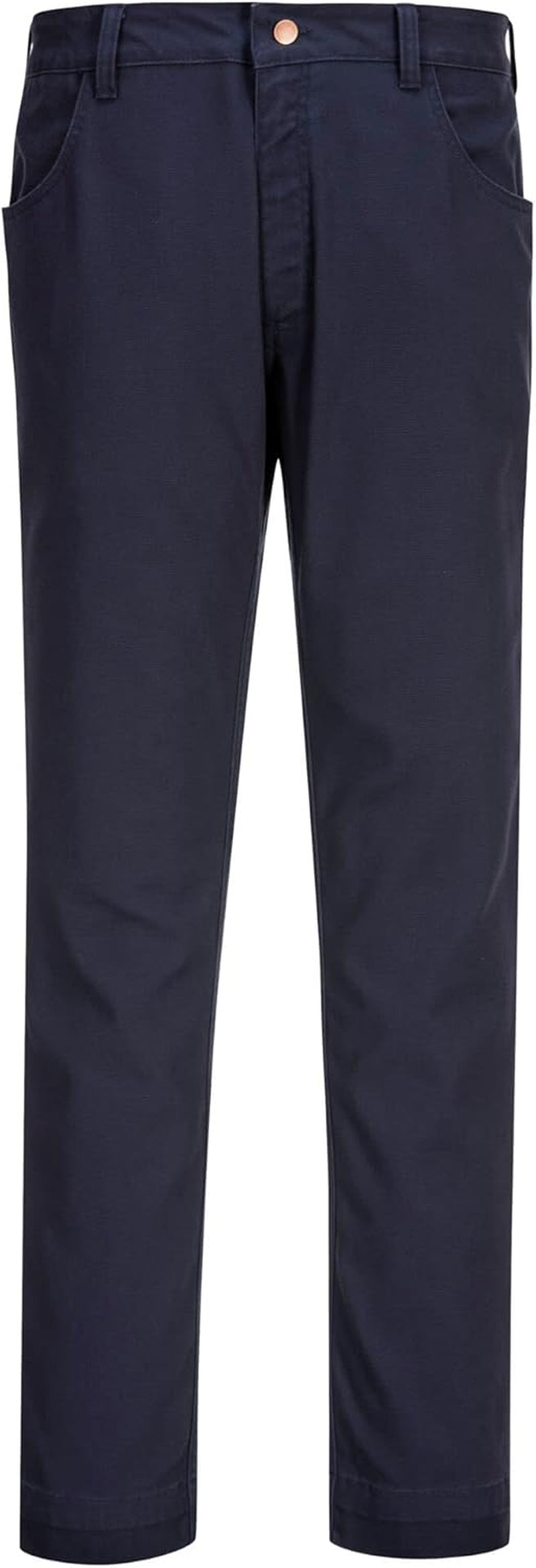 FR404 Men'S Flame Resistant Slim Fit Comfort FR Stretch Work Pants Navy, 34