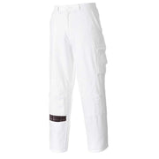 Painters Trousers Work Pants Protection Protect Overall Decorator Paint, XXL White