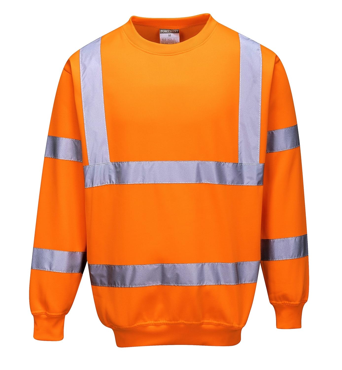 B303 Hi-Vis Sweatshirt, X-Large, Orange