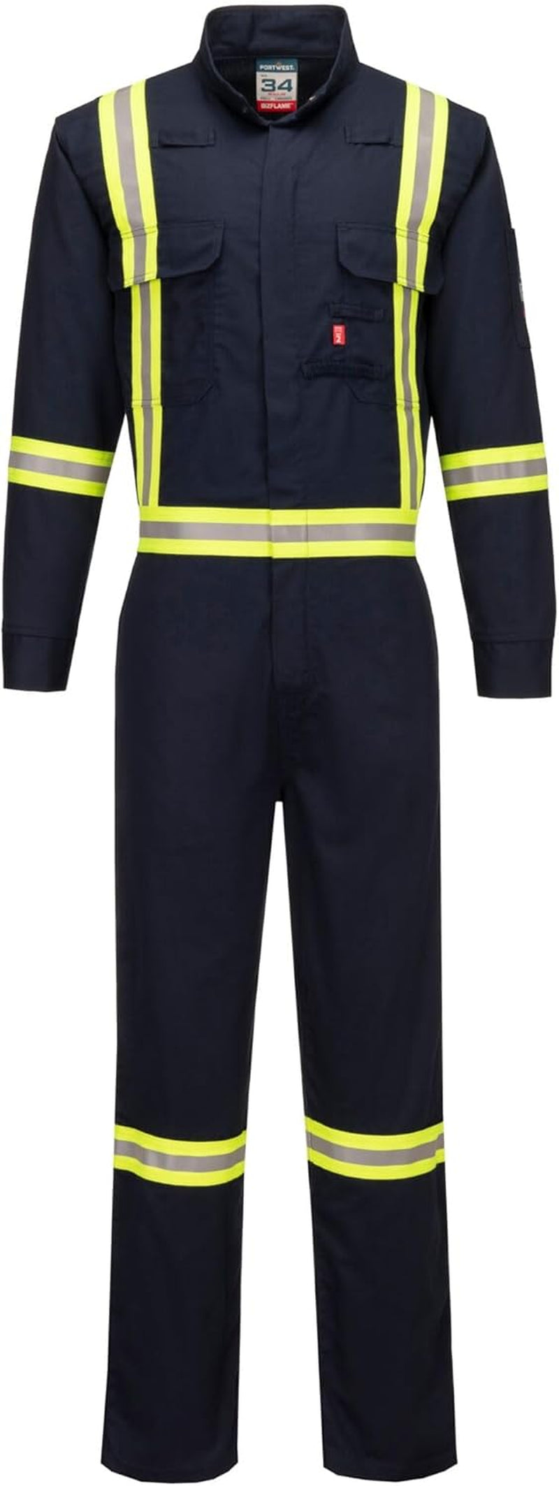 FR511 Bizflame 88/12 X Back Iona FR Coverall NFPA 2112 ARC 2 ASTM CSA Class 1 Dual Hazard Flame Resistant Work Suit