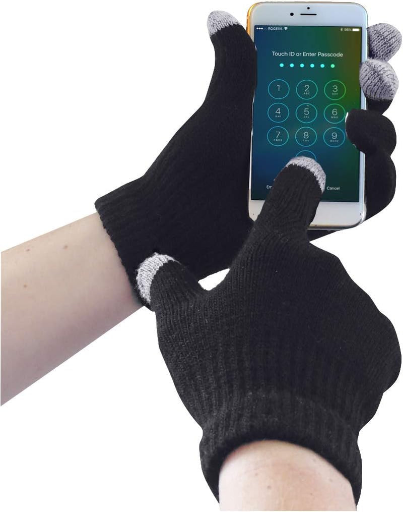 Touchscreen Glove Outdoor Warm Warmth Knitted Thermal Hardwearing Work