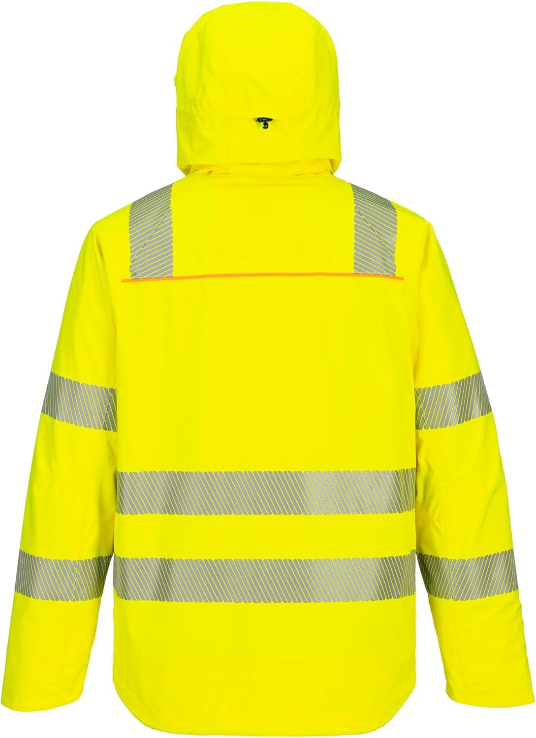 DX462 Men'S DX4 Waterproof Hi Vis Rain Jacket Safety Workwear Hooded with Pockets