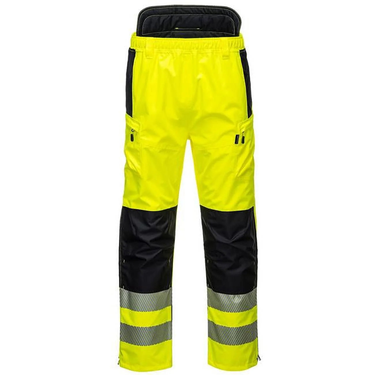 PW342 Hi-Vis Extreme Safety Rain Pants Yellow/Black, 4X-Large-KarWorkwear