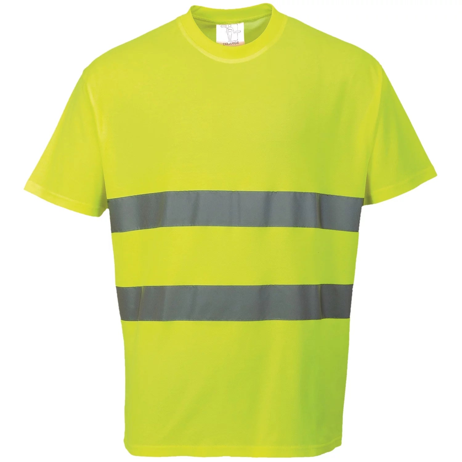 Cotton Comfort Reflective Safety T-Shirt-KarWorkwear