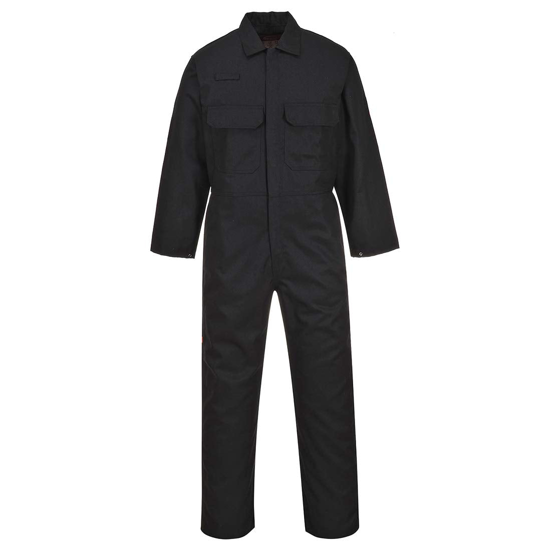 UBIZ1 Bizweld Flame Resistant Coveralls for Welding, Protective Safety FR Workwear Coveralls Black, Large
