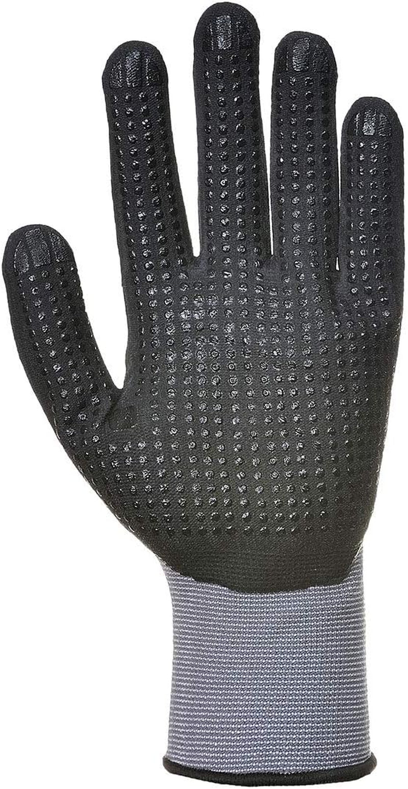 A351 Dermiflex plus Handling Glove with Pu/Nitrile Foam Palm Grip ANSI, Large