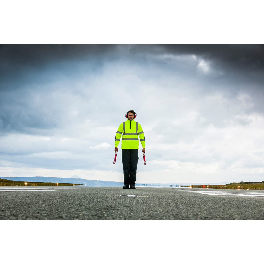 C701 Workwear Cargo Pants in Protective Polycotton with 6 Pockets, Navy, 52R