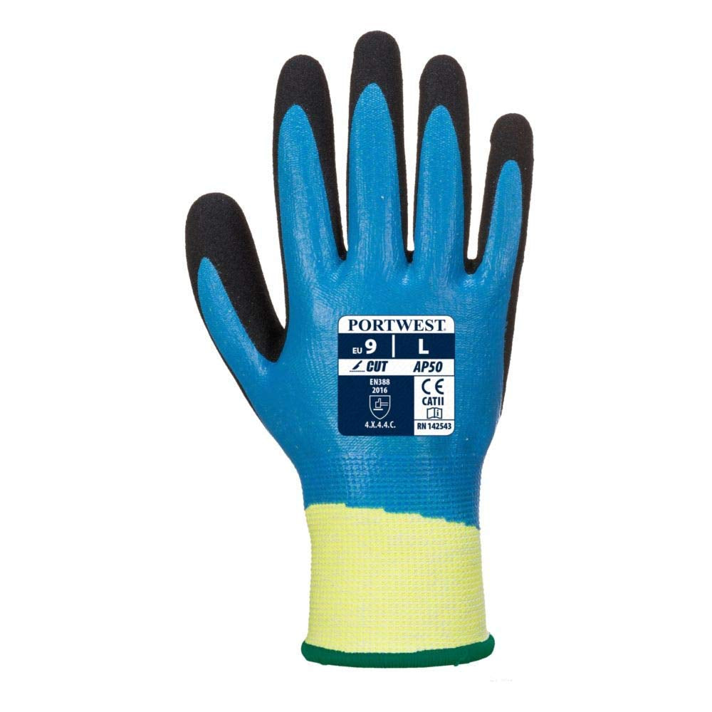 AP50 Aqua Cut Pro Glove Blue/Black, Large