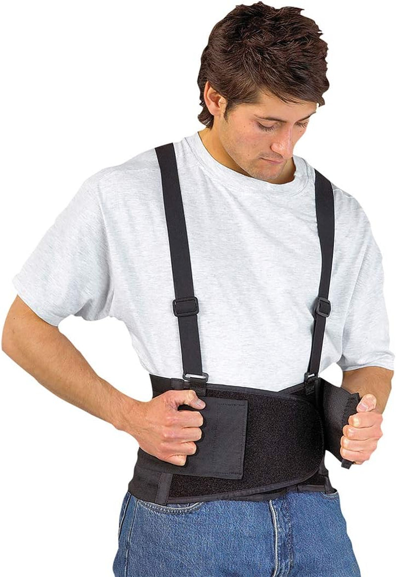Support Belt Safety Heavy Work Lifting Protection Back Waist Strap Brace, Large
