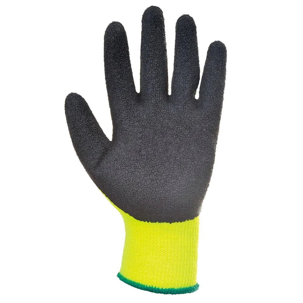 A140 Thermal Grip Work Gloves Palm Dipped Black, X-Small-KarWorkwear