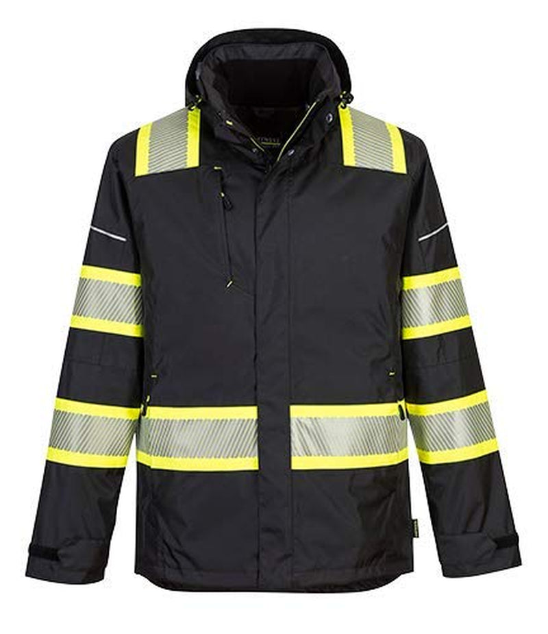 F144 Iona plus Winter Jacket, Color: Black, Size: S, F144BKRS