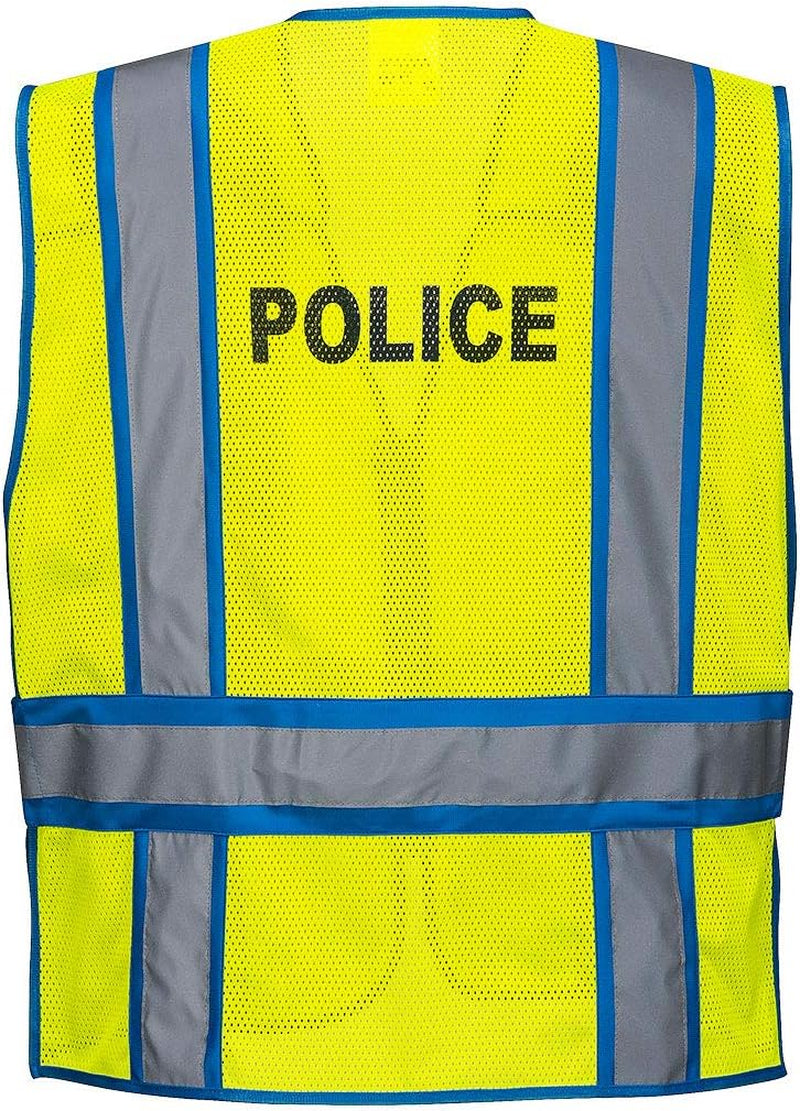 Public Service Vest Hi Vis Visability Safety Work Wear Gilet Executive ANSI 2