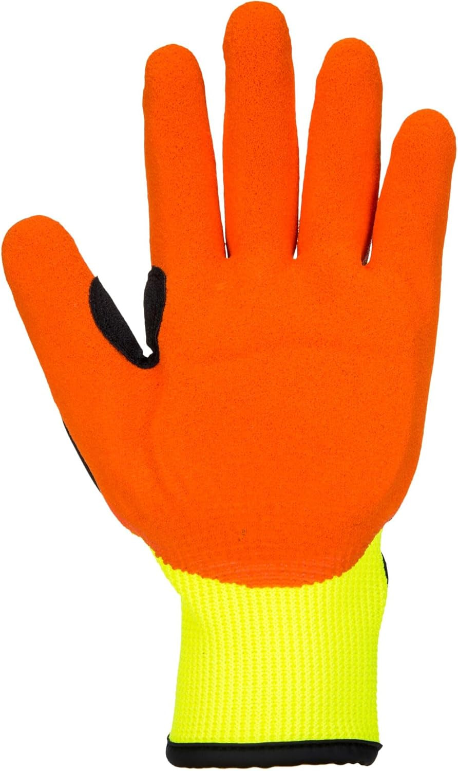 A721 anti Impact Safety Work Gloves - Lightweight Nitrile Grip Impact Reducing Protective Work Gloves Yellow/Orange