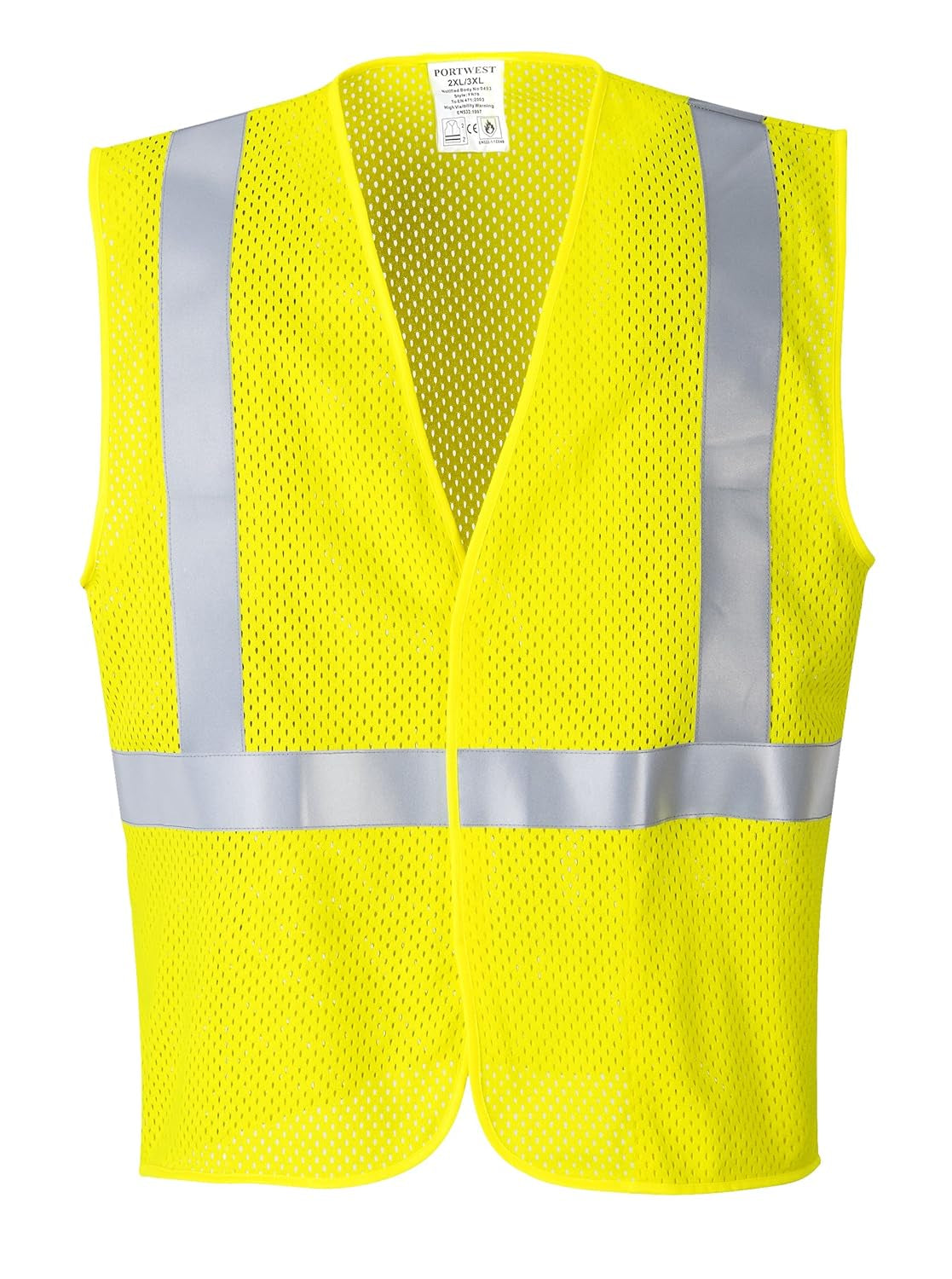 UMV21 ARC Rated FR Protective Mesh Vest Yellow, Xx-Large
