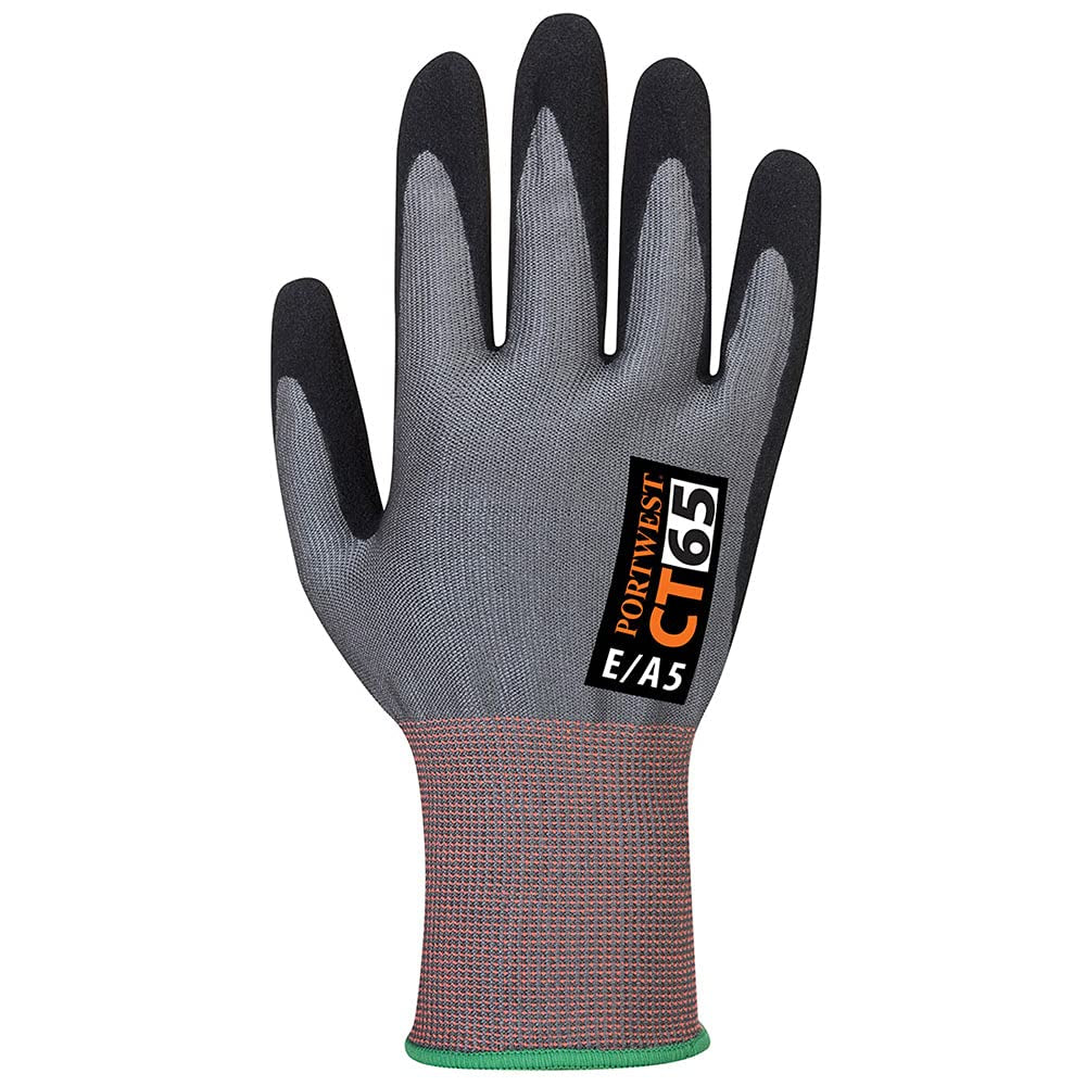 CT65 Cut Resistant D18 Nitrile Gray/Black, Large