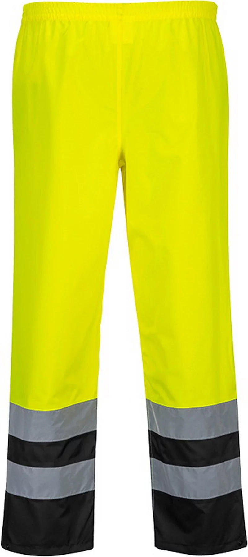 S486 Hi-Vis Lightweight Waterproof Two Tone Traffic Pants Yellow/Black, Small-KarWorkwear