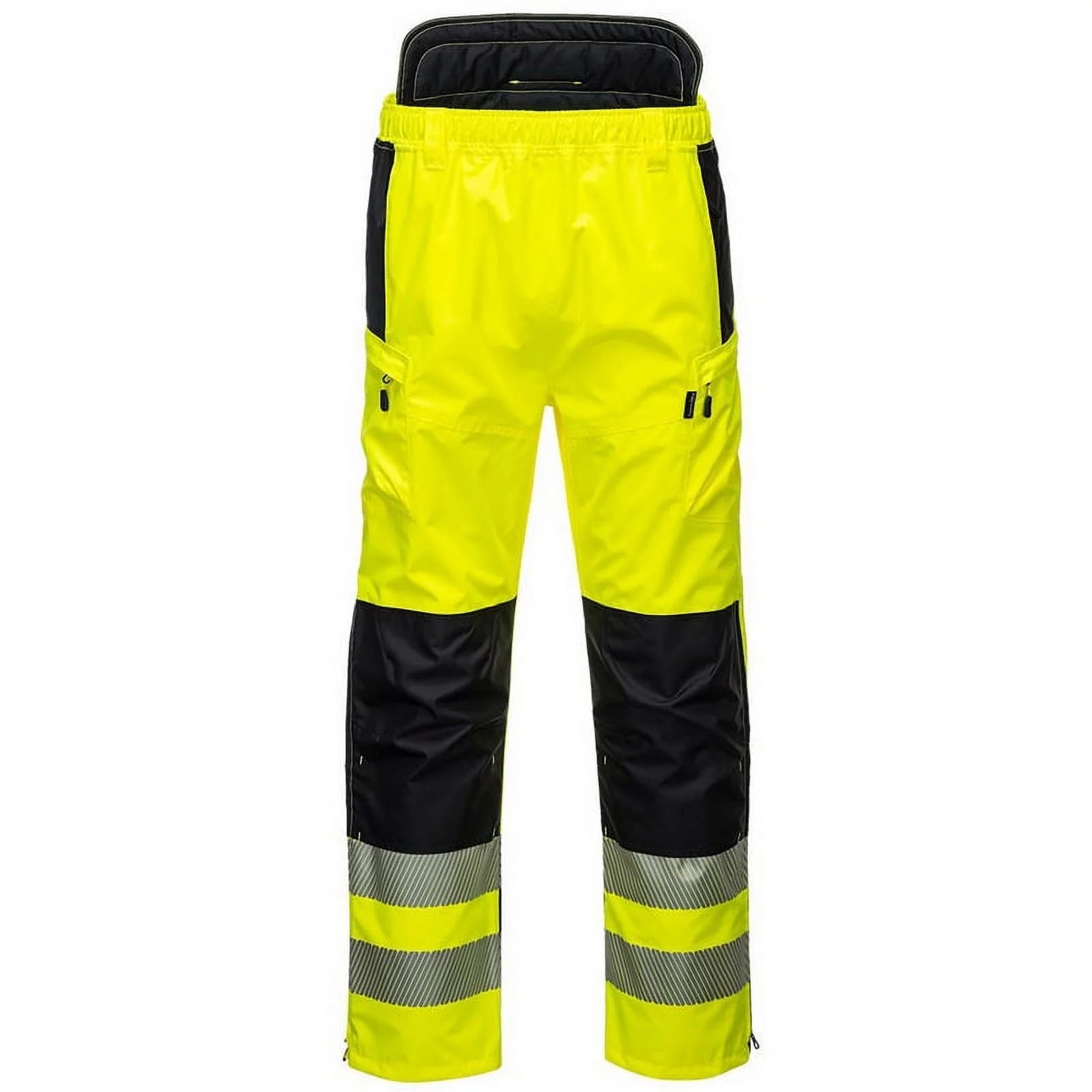 PW342 Hi-Vis Extreme Safety Rain Pants Yellow/Black, 4X-Large-KarWorkwear