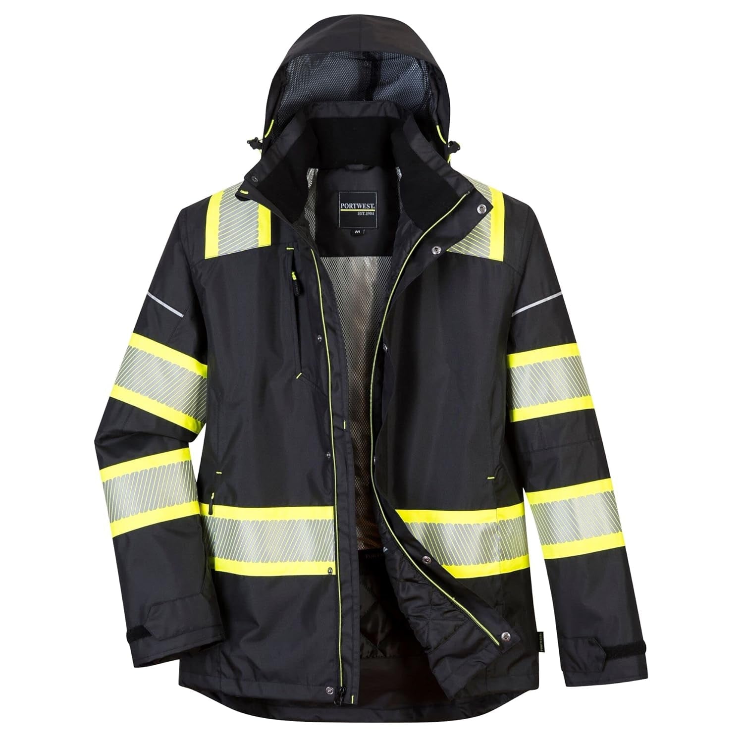 F144 Iona plus Winter Jacket, Color: Black, Size: XL, F144BKRXL