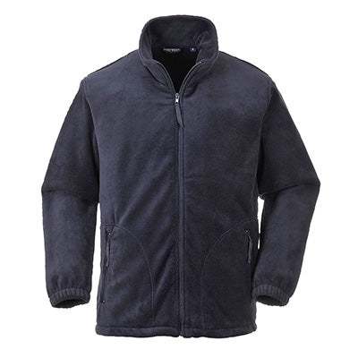 Portwest Mens Aran Fleece Jumper Middleweight Full Zip Long Sleeve Jacket F205-KarWorkwear